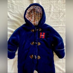 Tommy Hilfiger Infant Fleece Hooded Snowsuit